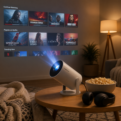 Mini Projecteur FRESHEEZ - cinéma Portable